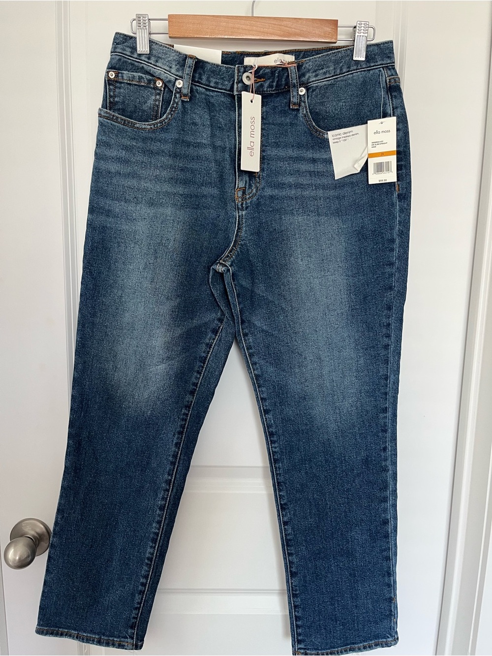 Ella Moss Indigo Slim Straight Jeans